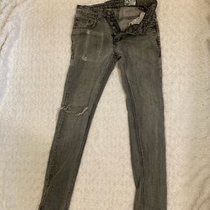 Nudie button fly mid-high rise jeans
